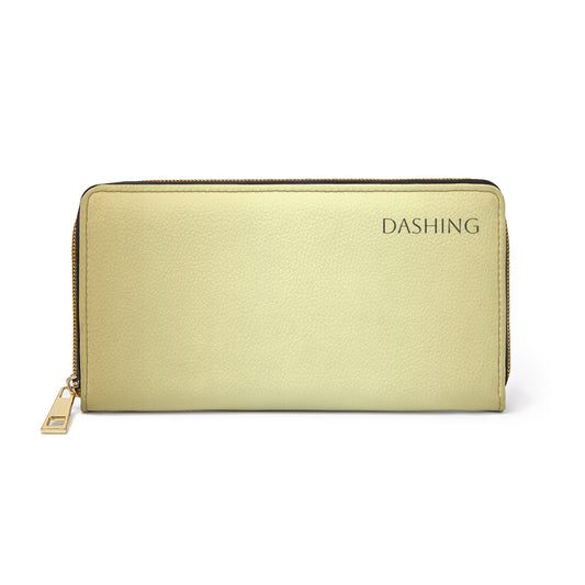 Dashing Gold Zipper Wallet