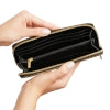 Dashing Bronze Zipper Wallet