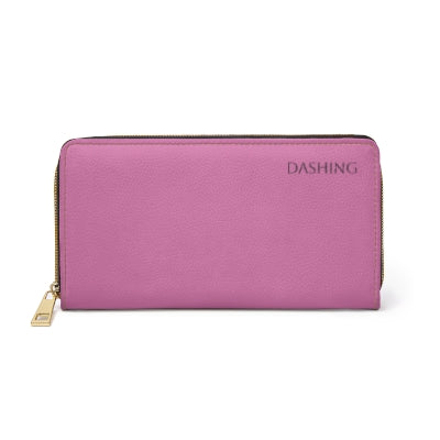 Dashing Pink Zipper Wallet